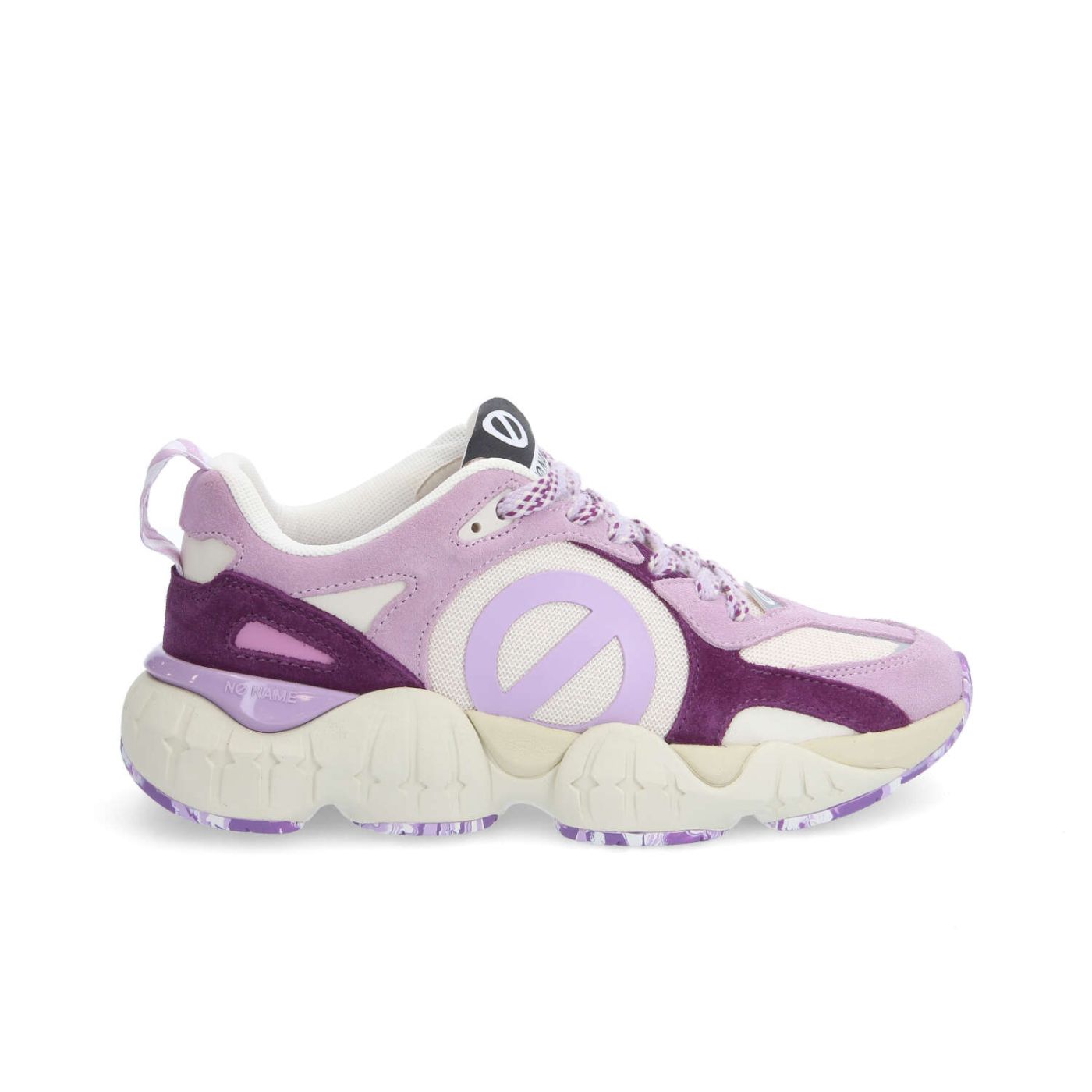 KRAZEE MILKSHAKE W - SUEDE/KNIT/SUED - LILAC/OFF WHITE/PURPLE